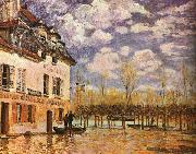 Alfred Sisley Boat During a Flood oil painting picture wholesale